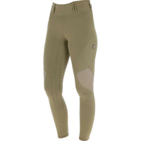 Legginsy jeździeckie z siateczką S/S 2026, dziecięce, walnut, Covalliero