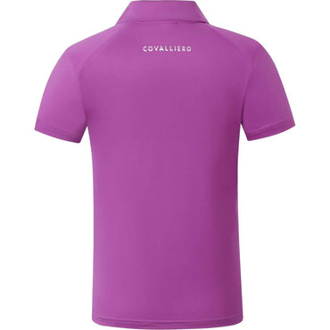 Koszulka Polo S/S 2026, dziecięca, light berry, Covalliero
