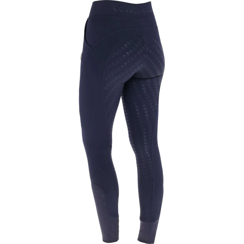 Legginsy jeździeckie S/S 2026, dziecięce, dark navy, Covalliero