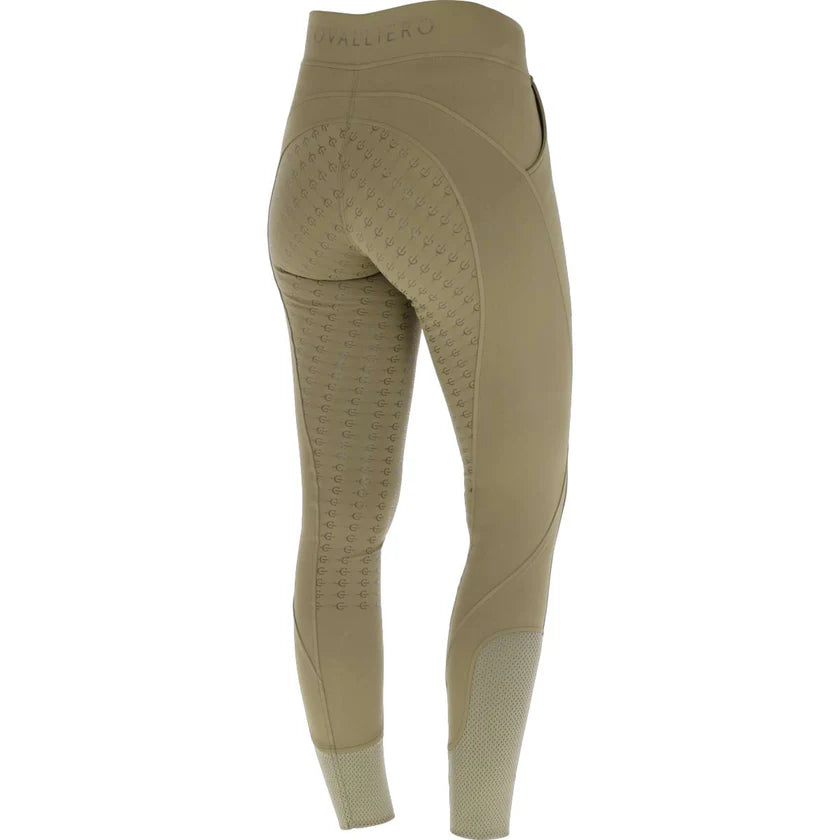 Legginsy jeździeckie S/S 2026, dziecięce, walnut, Covalliero