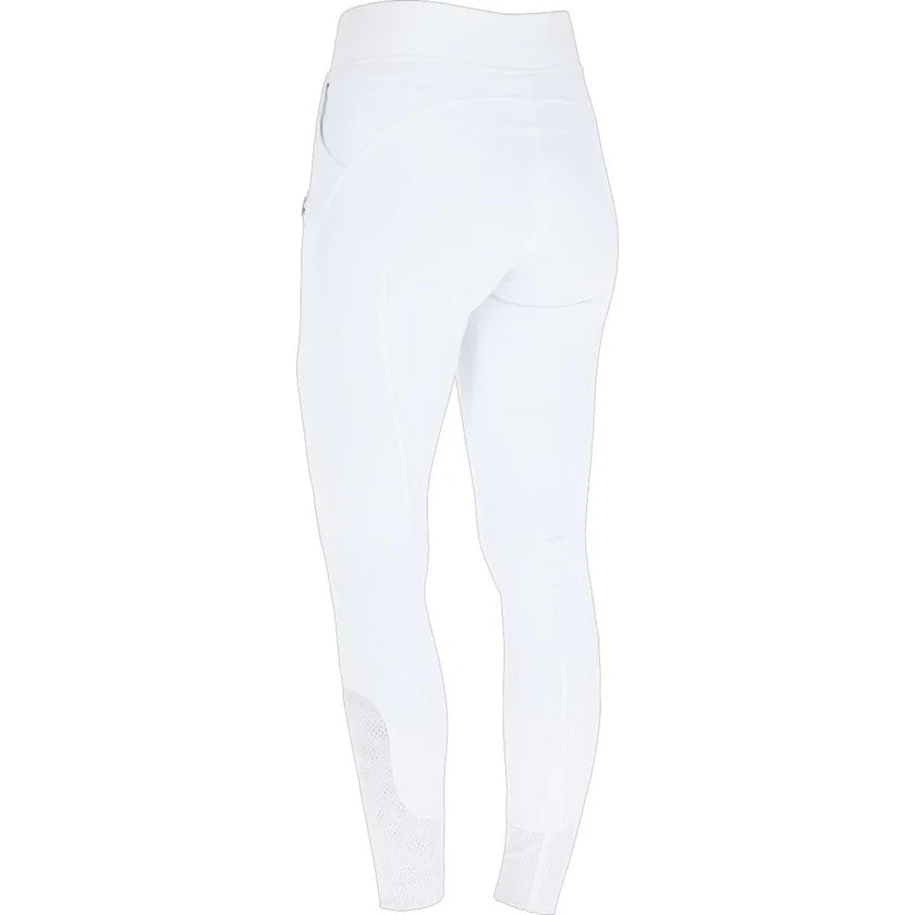 Legginsy jeździeckie S/S 2026, dziecięce, white, Covalliero