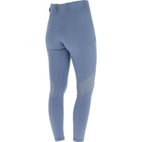 Legginsy jeździeckie z siateczką S/S 2026, dziecięce, smoked blue, Covalliero