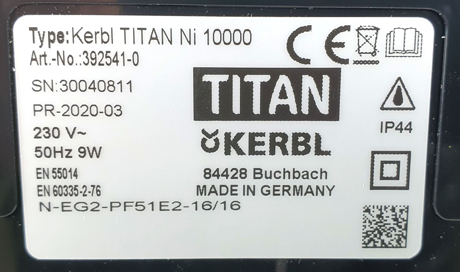 Elektryzator sieciowy KERBL TITAN Ni 10000 dla koni 10,0 J - Cavalo