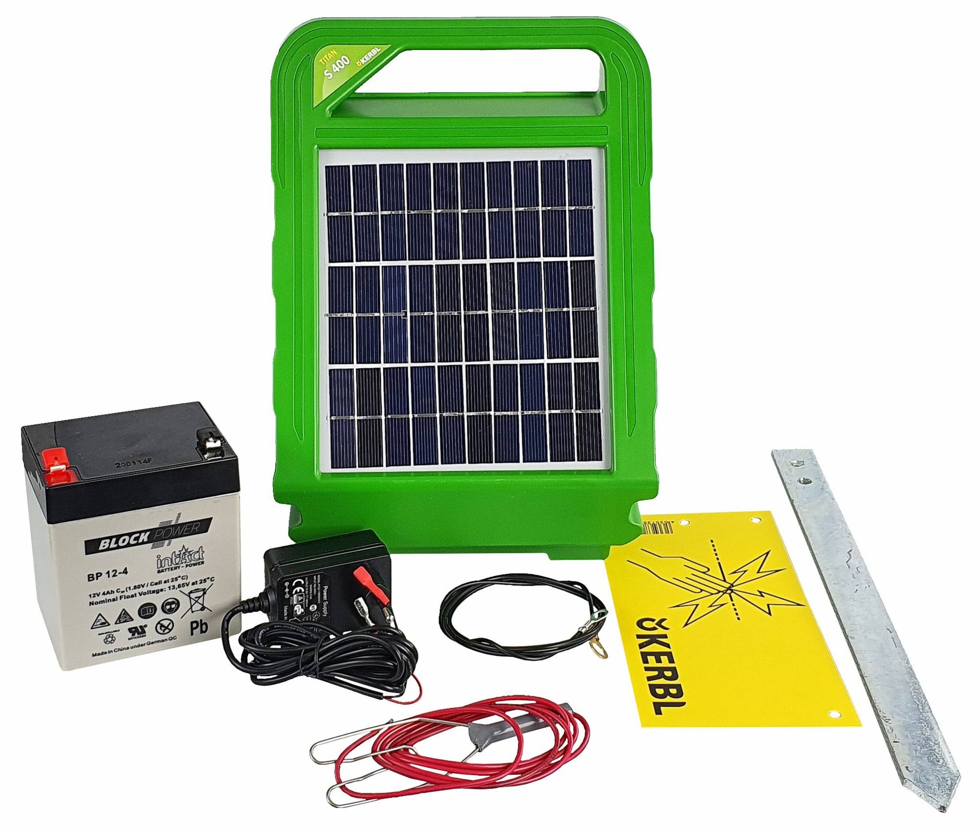 Elektryzator solarny TITAN S 400, dla koni, bydła i małych zwierząt, 0,40 J, Kerbl - Cavalo