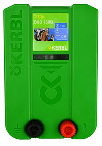 Elektryzator uniwersalny TITAN DUO 1500, dla koni, bydła i małych zwierząt, 1,5 J, Kerbl - Cavalo