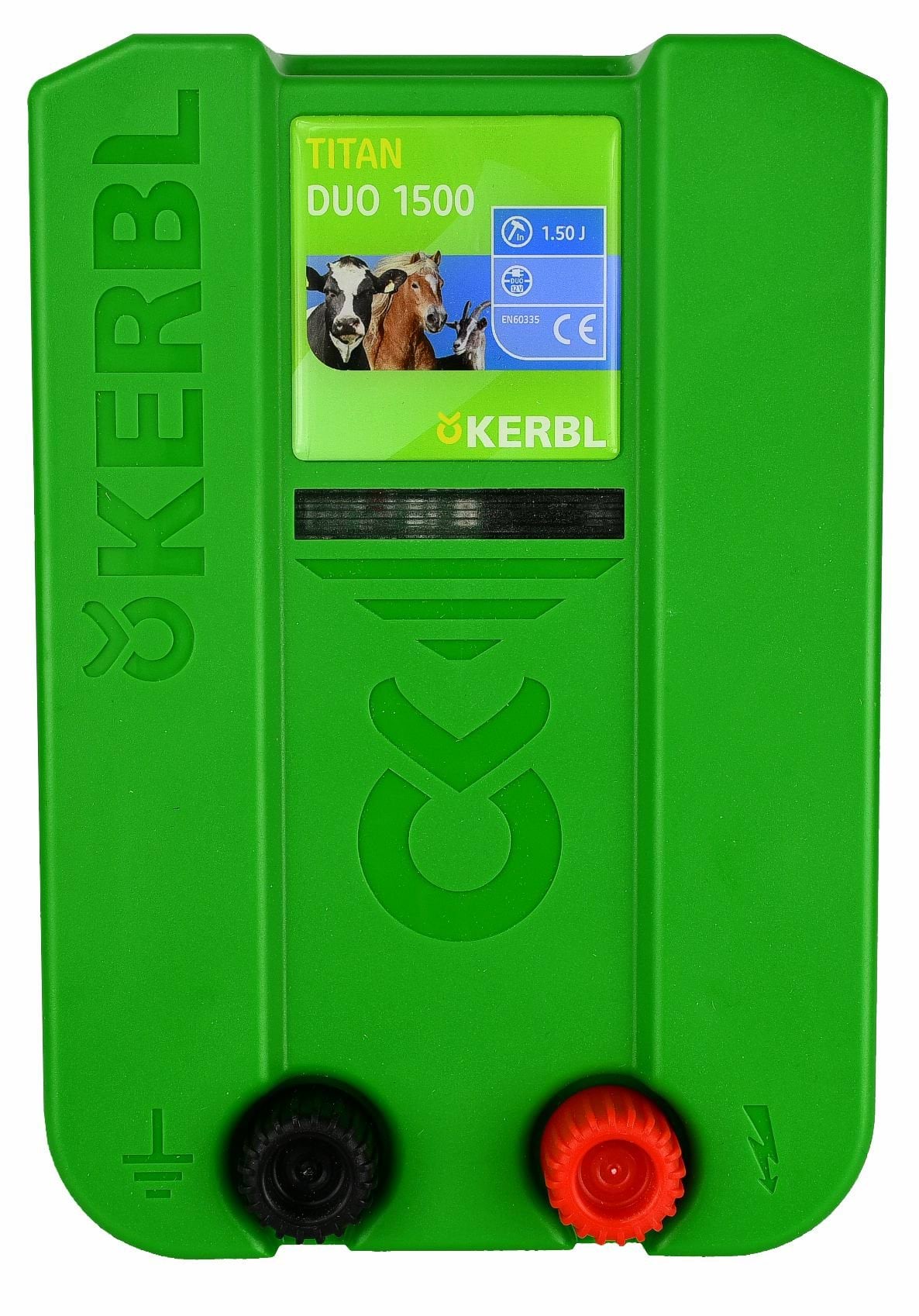 Elektryzator uniwersalny TITAN DUO 1500, dla koni, bydła i małych zwierząt, 1,5 J, Kerbl - Cavalo