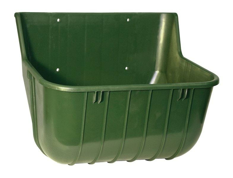 Karmidło prostokątne, oliwkowy, 15 l, Kerbl - Cavalo