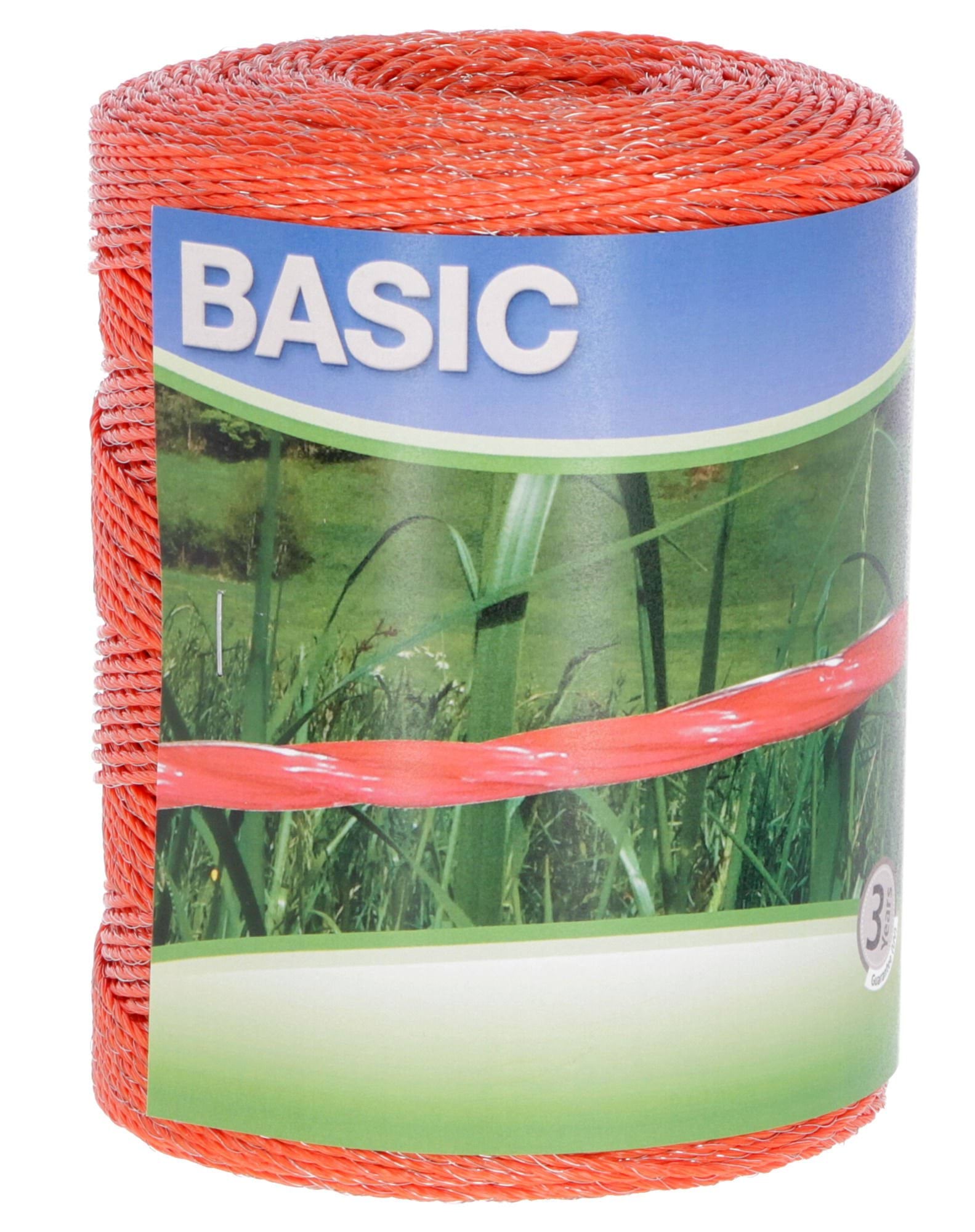 Plecionka ogrodzeniowa BASIC, 500 m, pomarańczowa, Kerbl - Cavalo