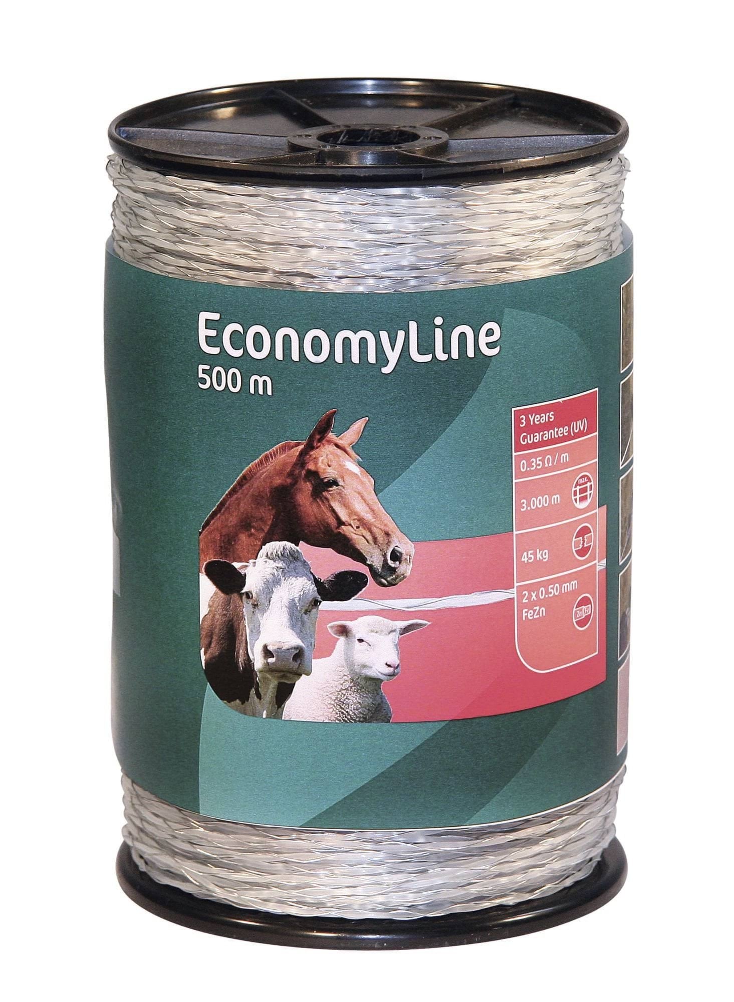 Plecionka ogrodzeniowa ECONOMY, 500 m, przezroczysta, Kerbl - Cavalo