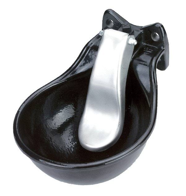 Poidło żeliwne z językiem z blachy nierdzewnej, czarne, 1,45 l, Kerbl - Cavalo
