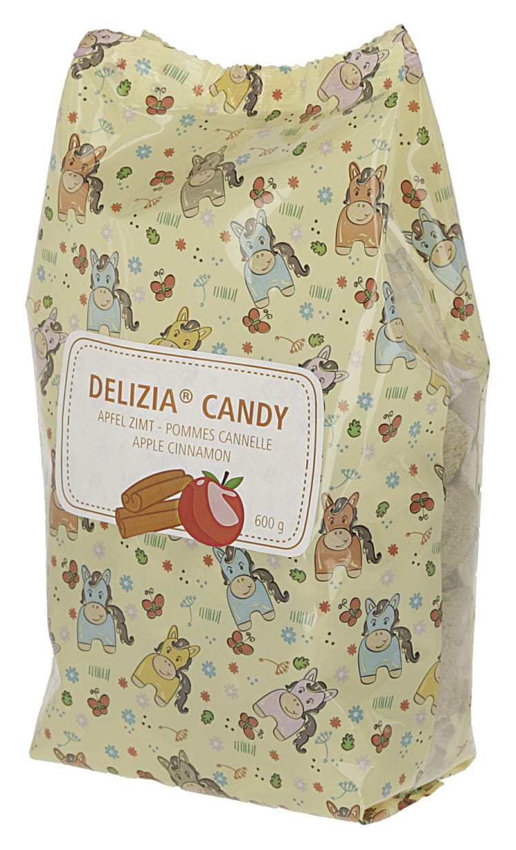 Smakołyki dla konia Delizia Candy, jabłko/ cynamon, 600 g, Kerbl - Cavalo