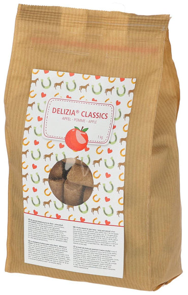 Smakołyki dla konia Delizia Classic, jabłko, 1 kg, Kerbl - Cavalo
