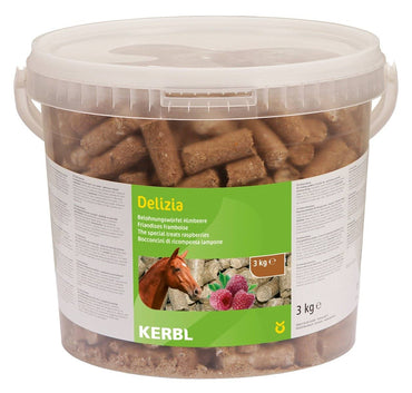 Smakołyki dla konia Delizia Classic, malina, 3 kg, Kerbl - Cavalo