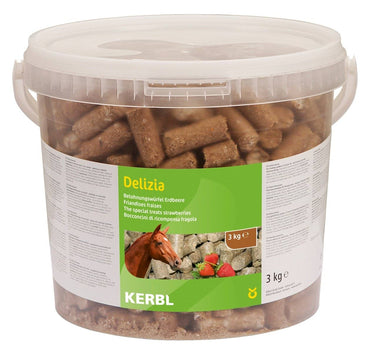 Smakołyki dla konia Delizia Classic, truskawka, 3 kg, Kerbl - Cavalo