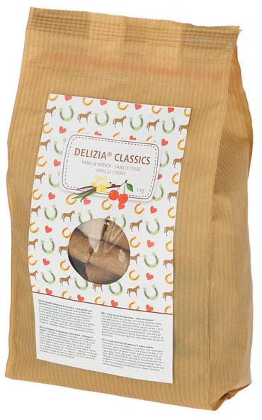 Smakołyki dla konia Delizia Classic, wanilia/ czereśnia, 1 kg, Kerbl - Cavalo