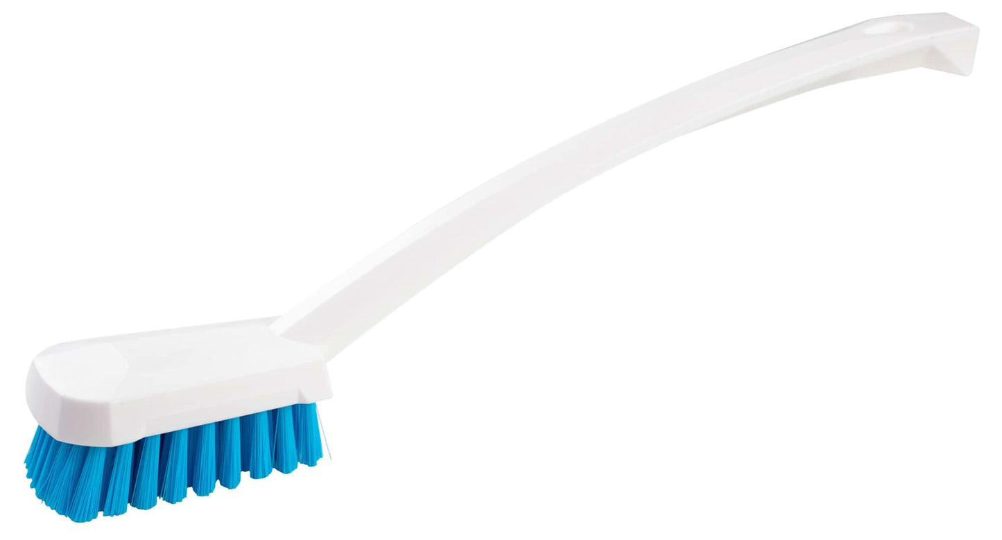 Szczotka w kształcie trapezu, z rączką, 40 cm, biały - Cavalo