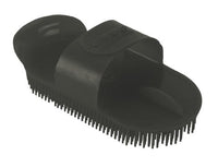Zgrzebło igiełkowe z tworzywa, dla krów, 17,5 x 8,5 cm, czarne, Kerbl - Cavalo