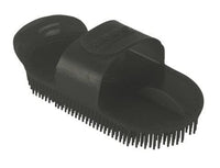 Zgrzebło igiełkowe z tworzywa, dla krów, 17,5 x 8,5 cm, czarne, Kerbl - Cavalo