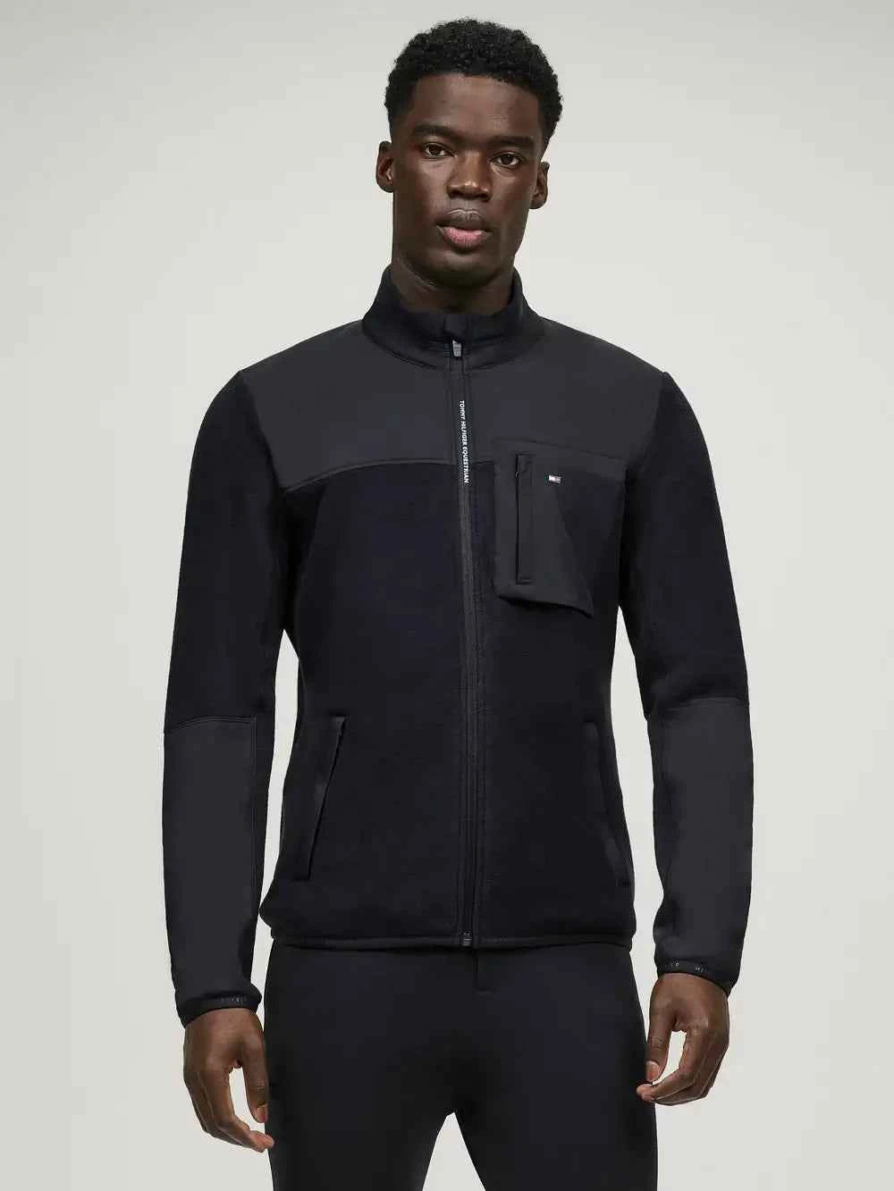 Tommy Hilfiger Kurtka polarowa męska Woodstock granatowa