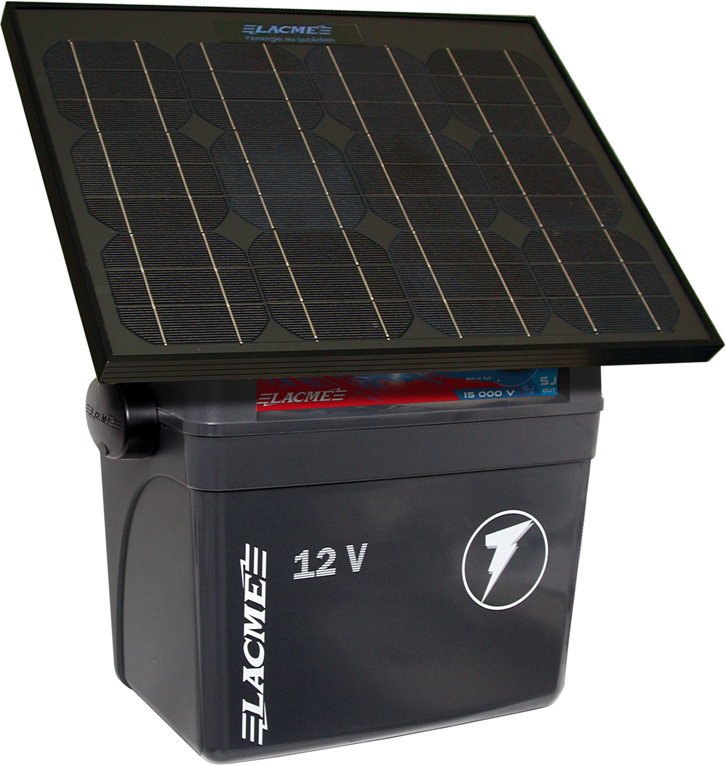 Panel słoneczny Lacme Sun 33W z mocowaniem do elektryzatorów - Cavalo