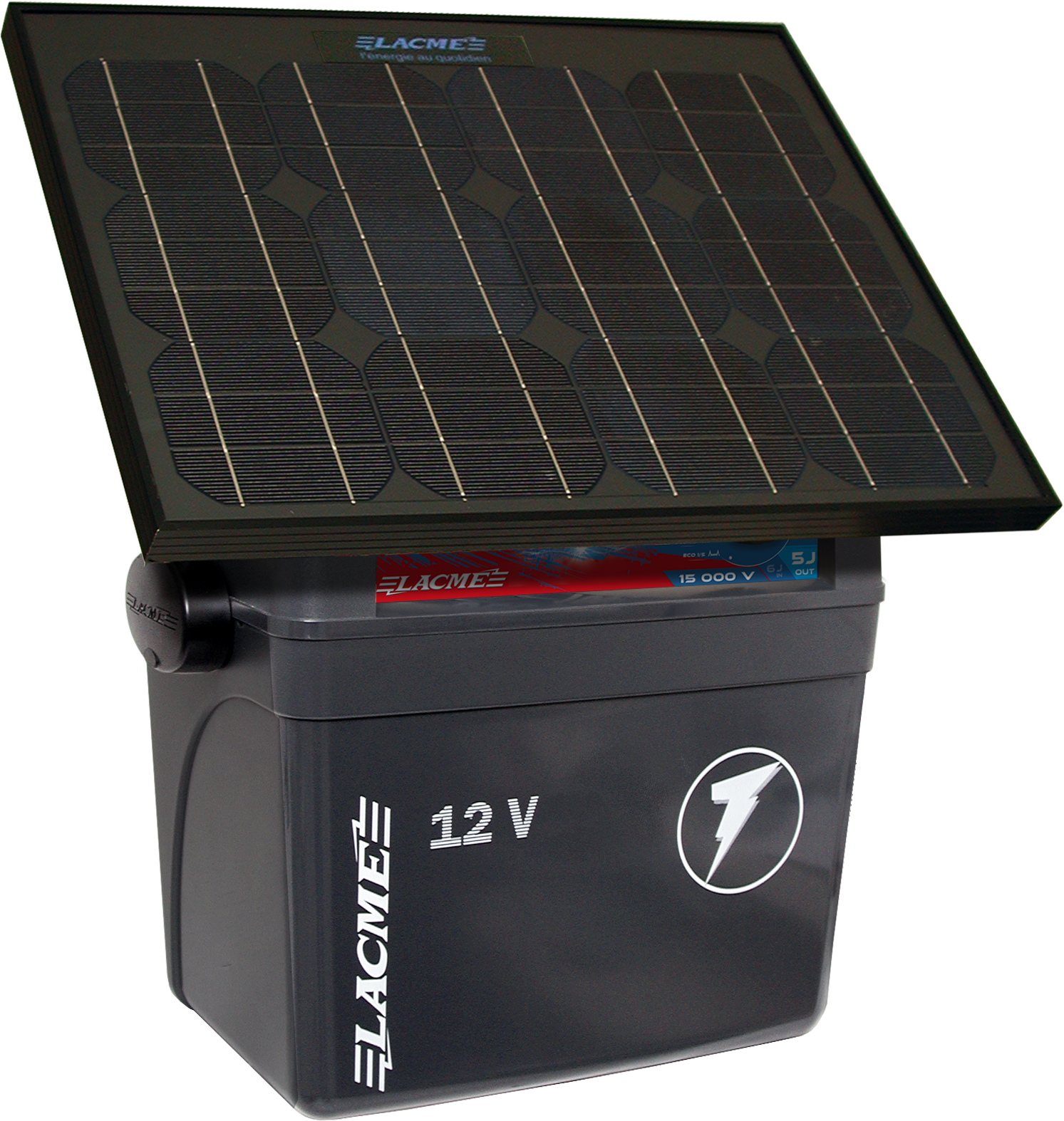 Panel słoneczny Lacme Sun 33W z mocowaniem do elektryzatorów - Cavalo