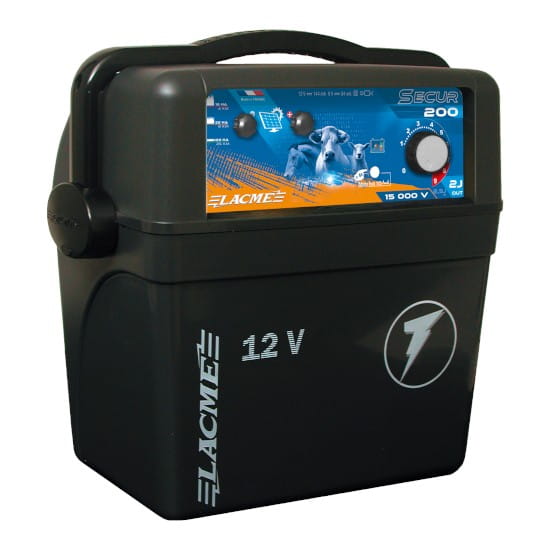 Pastuch elektryczny Elektryzator akumulatorowy Lacme SECUR 200 - Cavalo