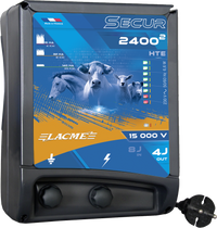 Pastuch elektryczny Elektryzator sieciowy Lacme Secur 2400 moc - 8J - Cavalo