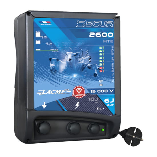 Pastuch elektryczny Elektryzator sieciowy  Lacme Secur 2600 HTE CONNECT'LD - Cavalo