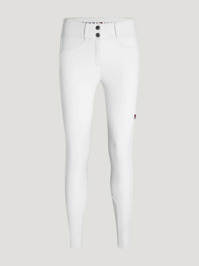 Bryczesy Tommy Hilfiger Lea Knee Grip Optic White