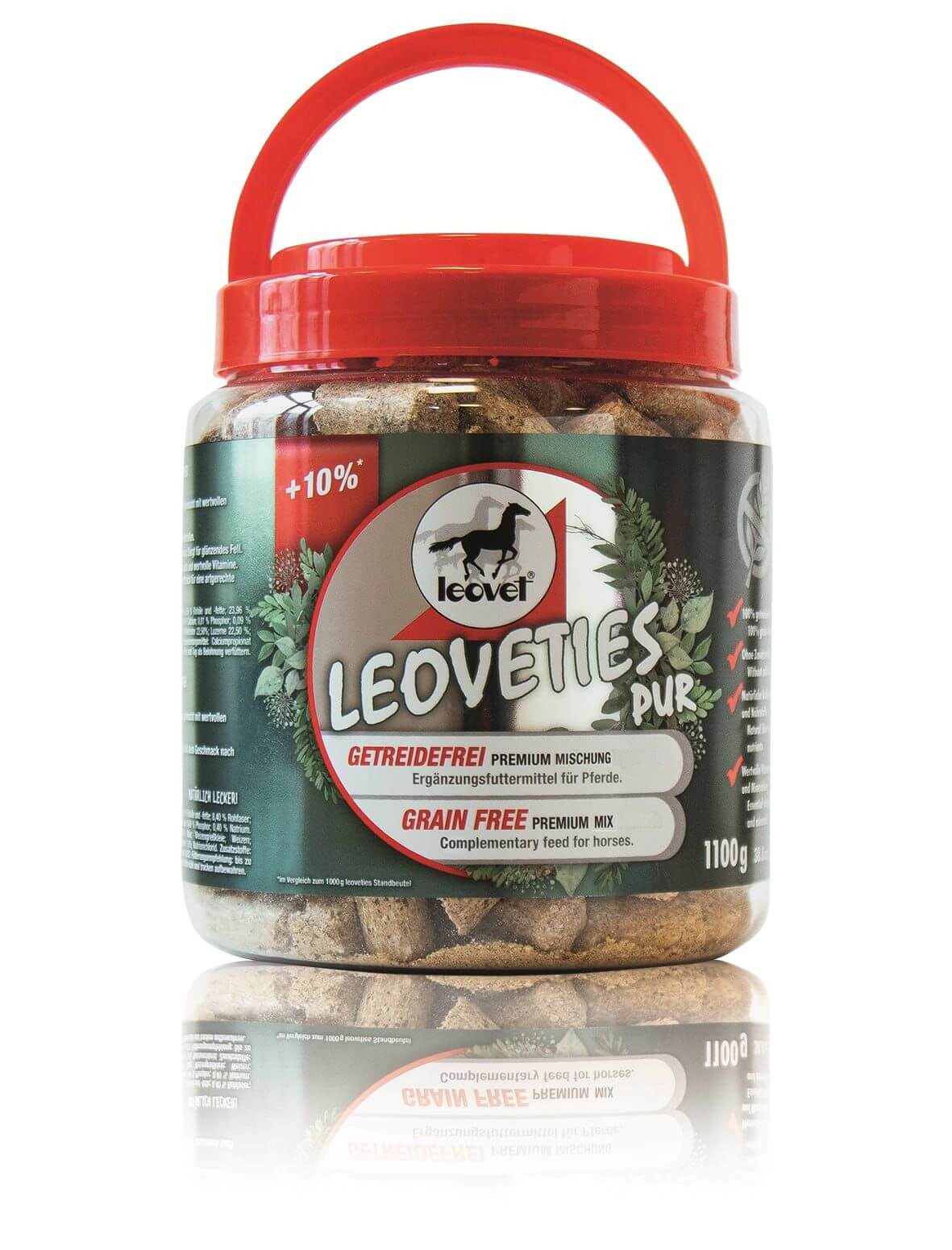 Leoveties Grain Free Premium Mix smaczki dla konia 1100g