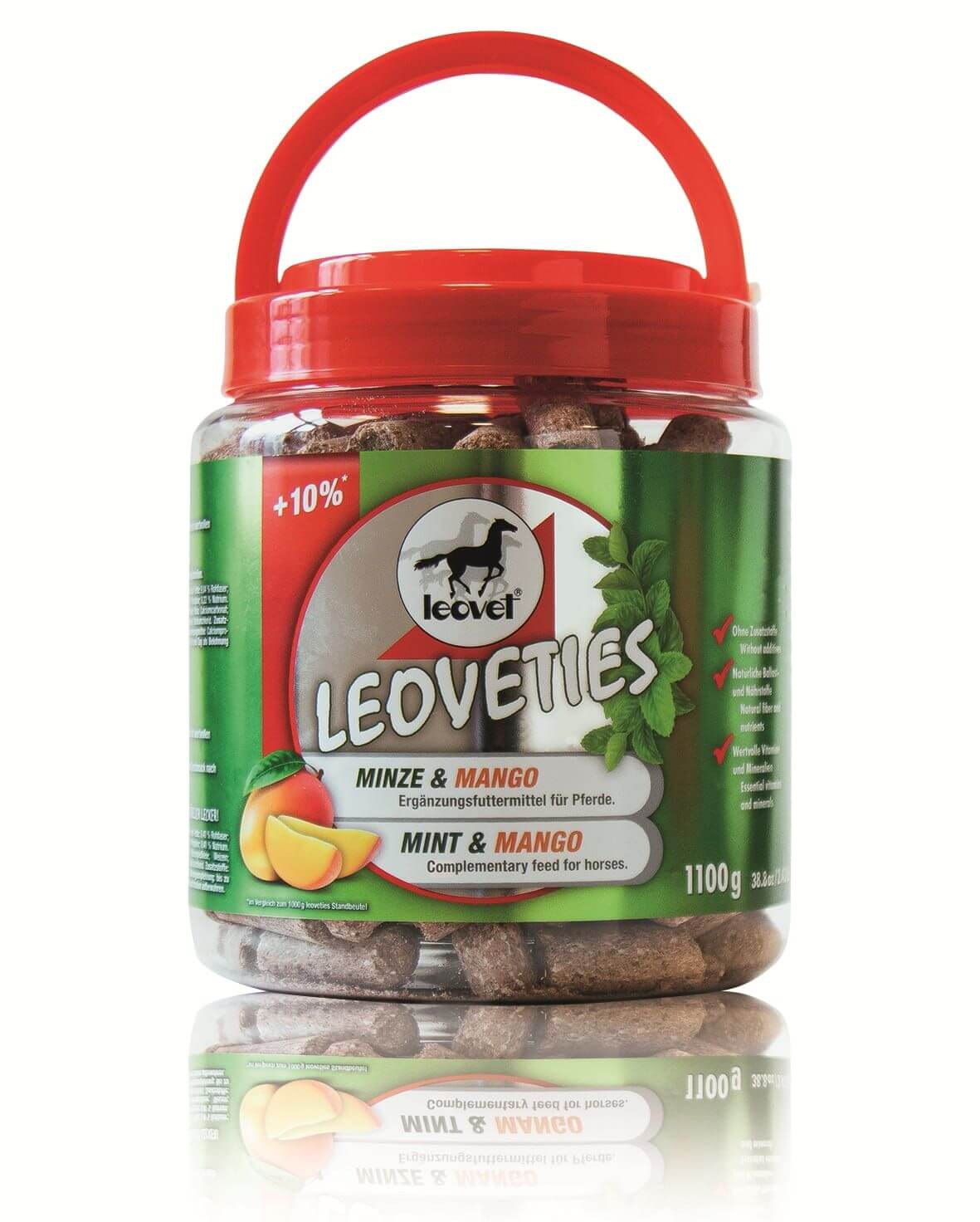 Leoveties Mint Mango smaczki dla konia 1100g