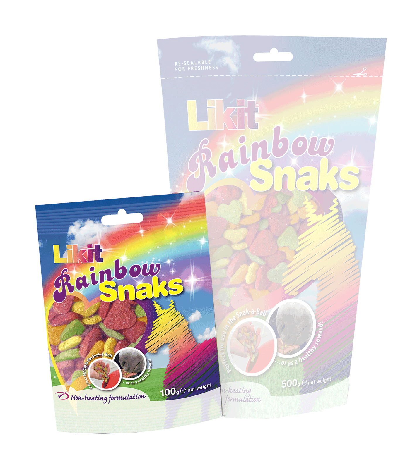 Likit Snacks Przysmaki dla konia Rainbow - Cavalo