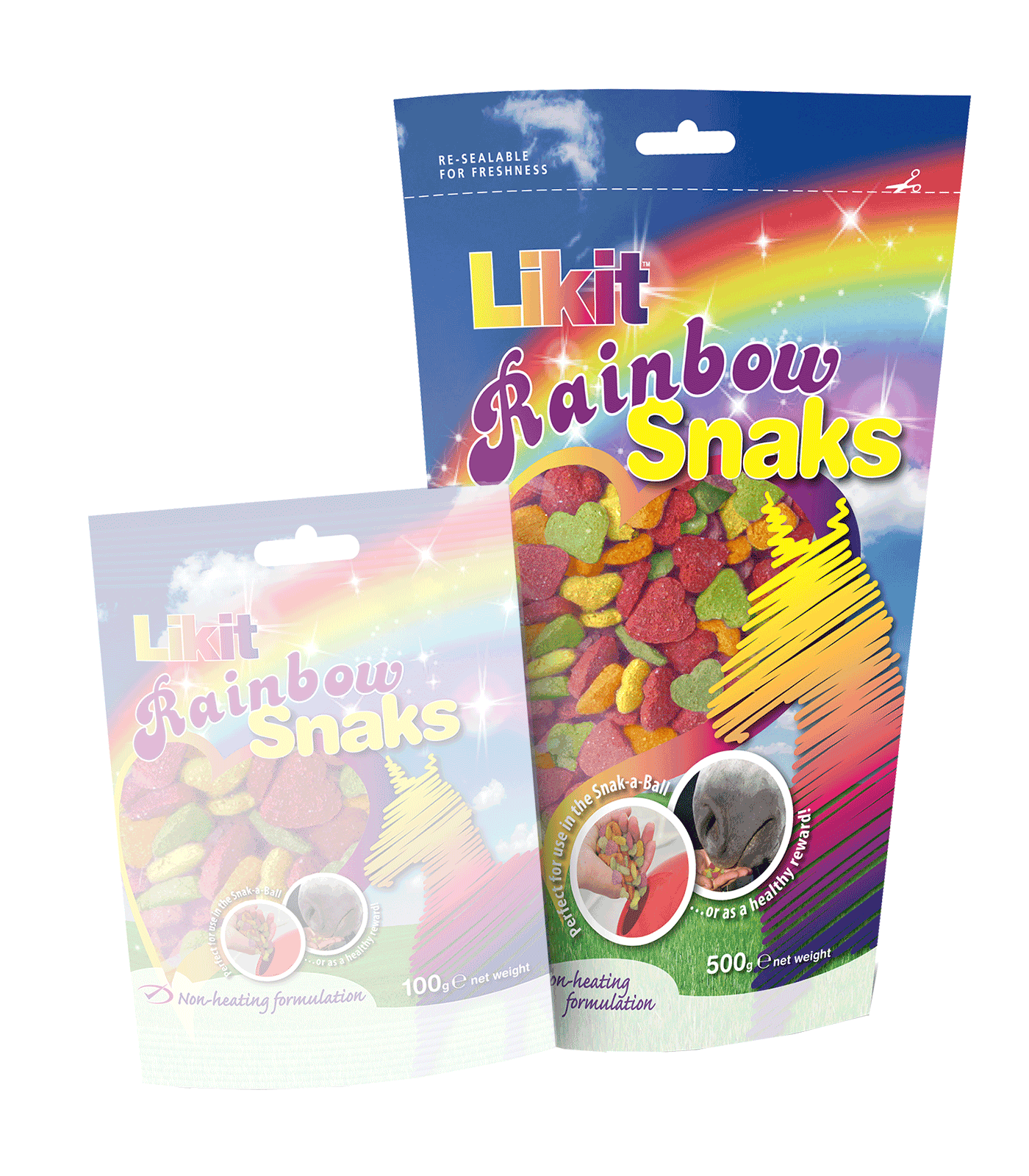 Likit Snacks Przysmaki dla konia Rainbow - Cavalo