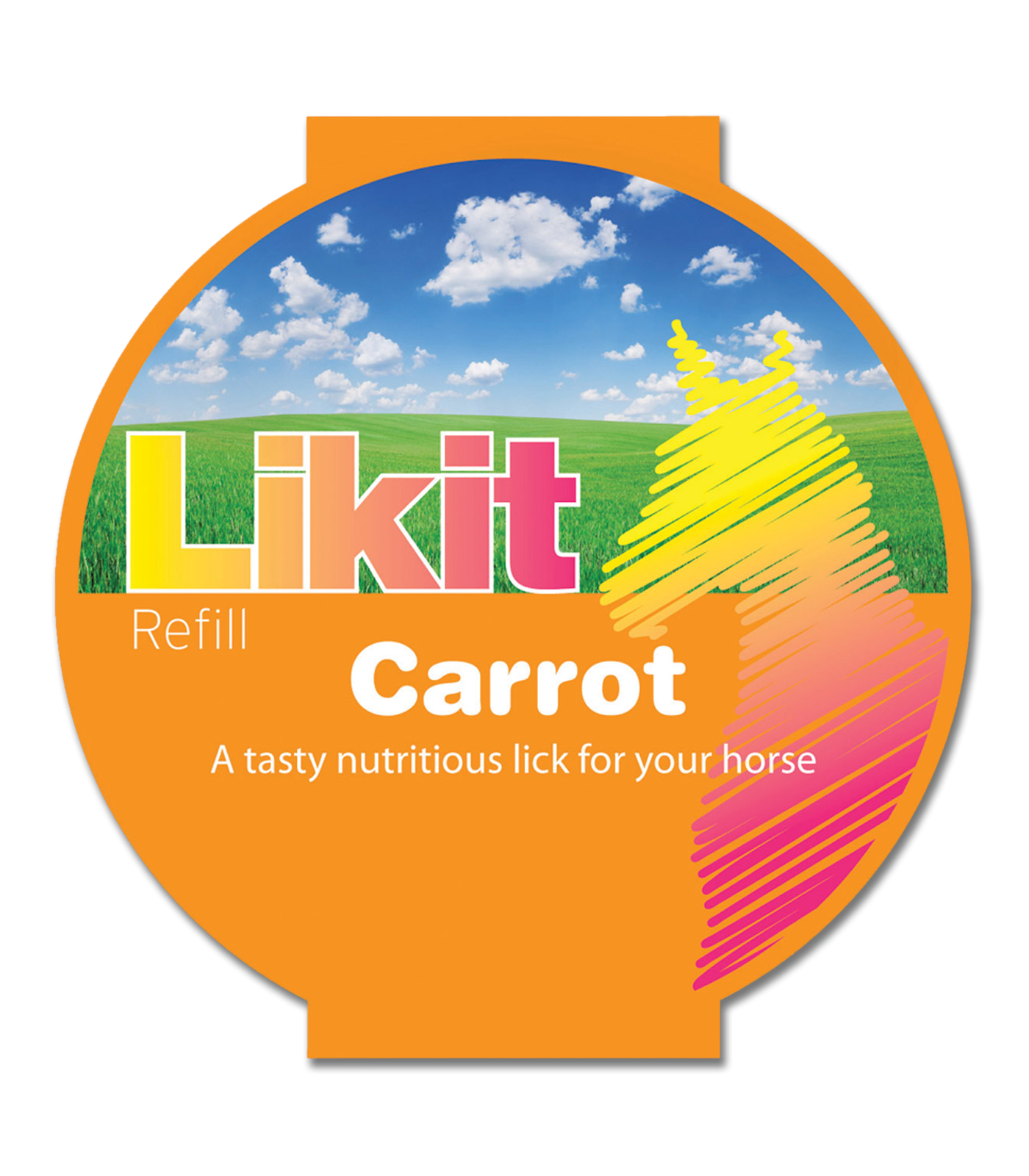 Lizawka Likit Carrot 650g - Cavalo