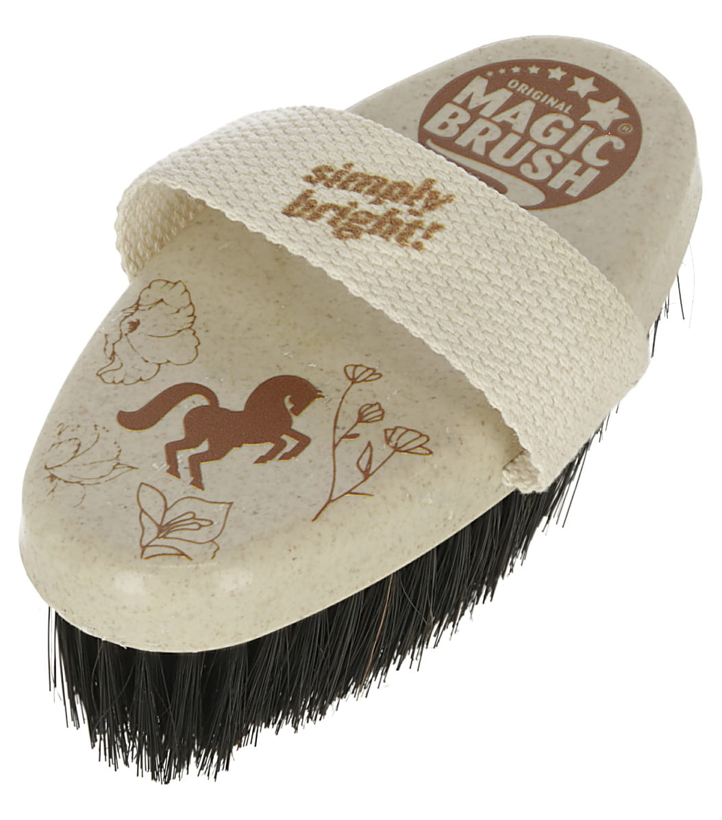 Szczotka dla konia WaterLily, ze szlufką, miękka, 14 cm, MagicBrush - Cavalo