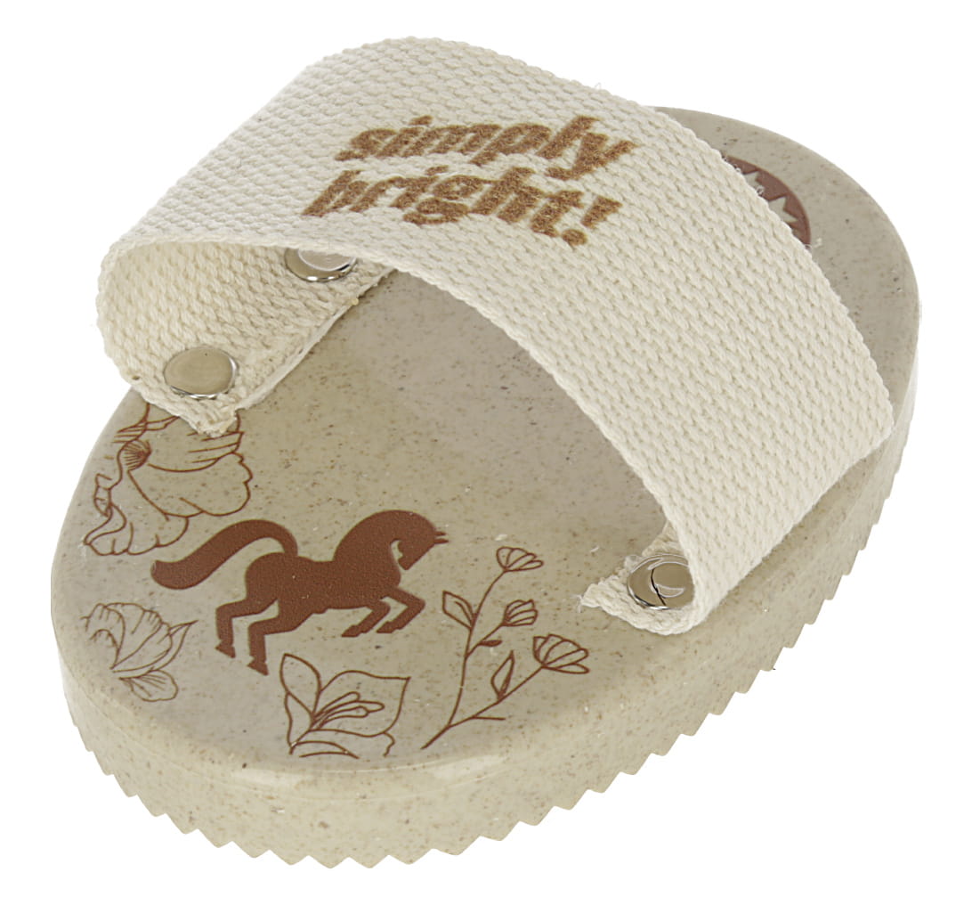 Zgrzebło WaterLily, ze szlufką, 13 cm, MagicBrush - Cavalo