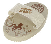 Zgrzebło WaterLily, ze szlufką, 16 cm, MagicBrush - Cavalo