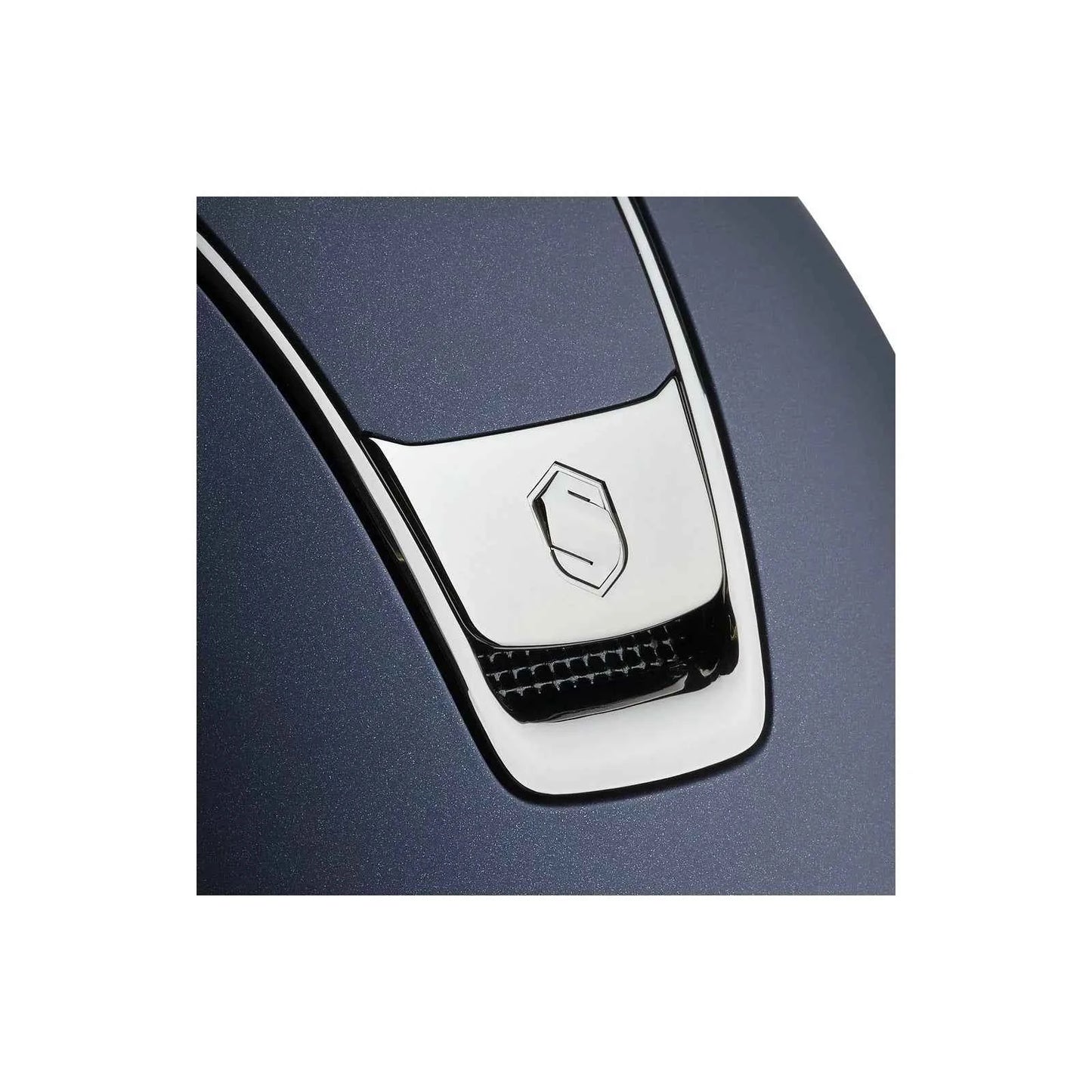 SAMSHIELD Kask Miss Shield 2.0 Shadowmatt / Czarny Chrom / granatowy