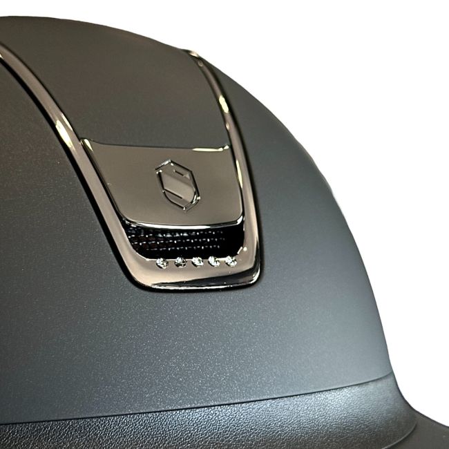 SAMSHIELD Kask Miss 2.0 Shield Shadomatt Crystal Black 5 cyrkonii Swarovski
