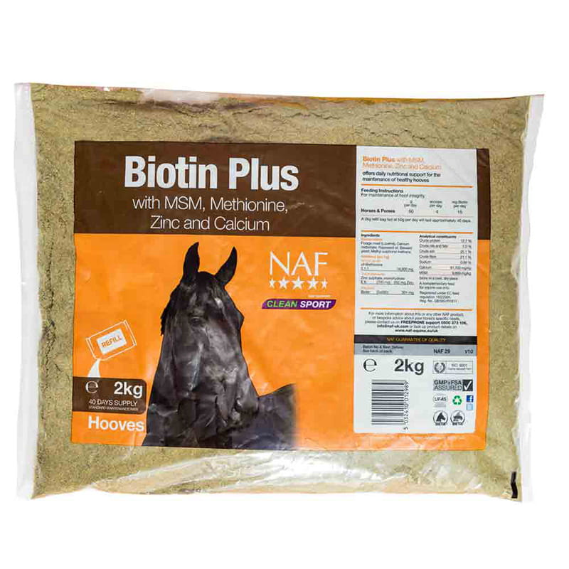 NAF Biotin Plus - biotyna dla koni - Cavalo