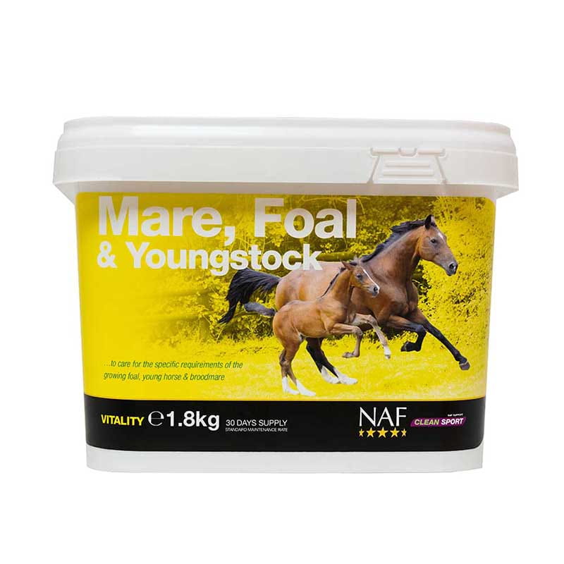 NAF Mare, Foal & Youngstock Supplement - preparat witaminowy dla klaczy hodowlanych i młodych koni - Cavalo