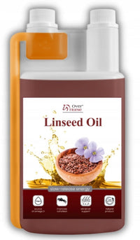 Over Horse Olej lniany dla koni Linseed Oil 1 L - Cavalo