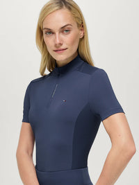 Koszulka Tommy Hilfiger Palma / Zip Faded Indigo