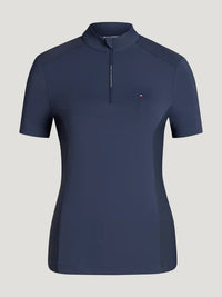 Koszulka Tommy Hilfiger Palma / Zip Faded Indigo