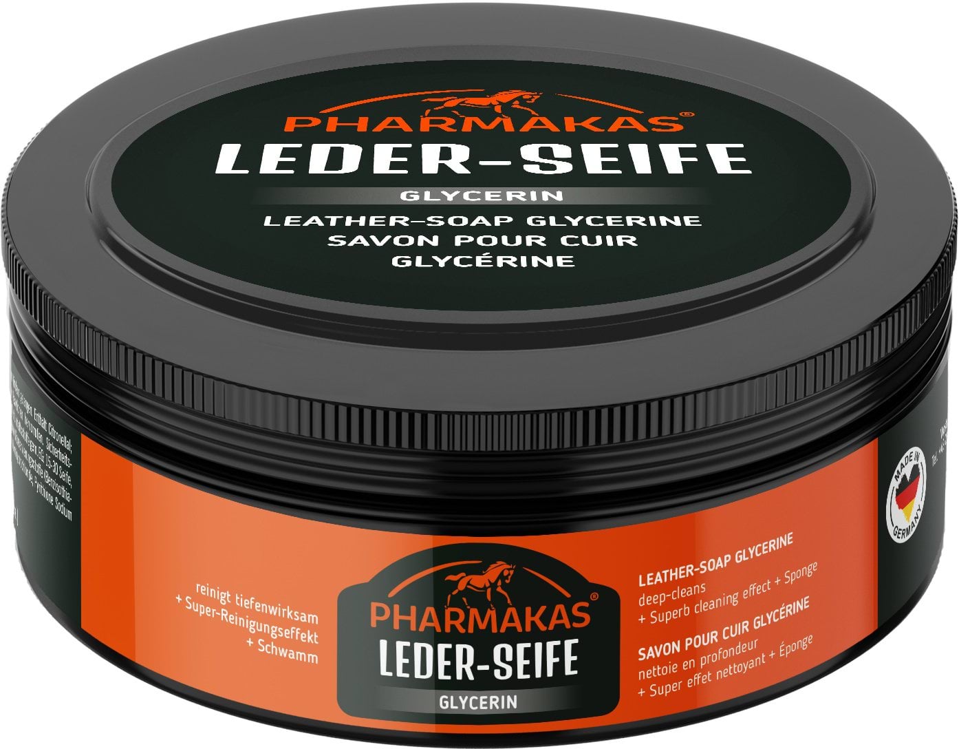 Glicerynowe mydło do skór Leather Soap, 200 ml, Pharmakas - Cavalo