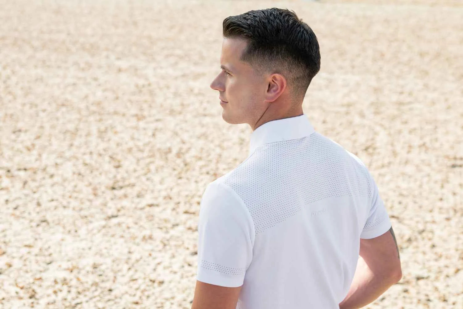 PIKEUR koszula konkursowa męska 1335 THE CORE MEN white SS 2026