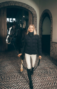 Pikeur Quilted Jacket A/W 26 Kurtka ocieplana ze stójką damska nightblue