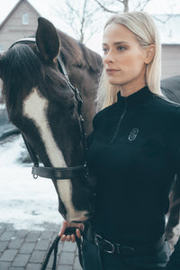 Pikeur Zip Rip Shirt A/W 26 Bluzka Zip Rip damska black