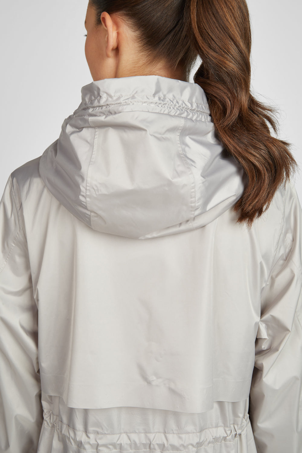 PIKEUR płaszcz RAINCOAT pearl gray 1021 SS 2026