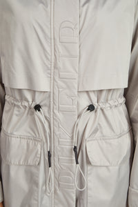 PIKEUR płaszcz RAINCOAT pearl gray 1021 SS 2026